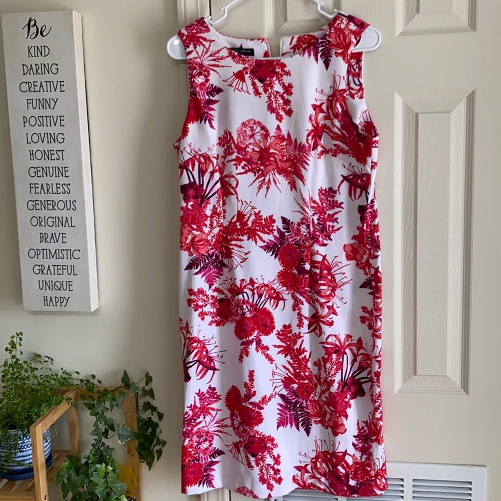 Mario Serrani sleeveless flower dress